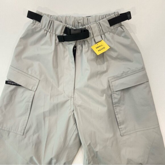 NWT WetSkins Waterproof Cargo Rain Pants Small Beige Hiking Outdoor Travel - Picture 4 of 13